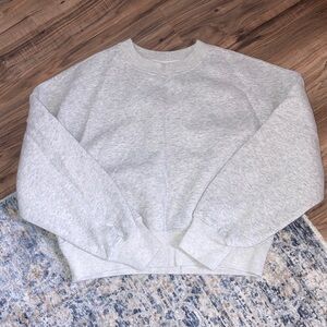 Abercrombie - Women’s Crewneck Sweater - Light Gray